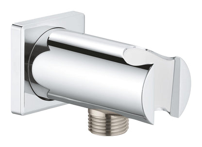 GROHE Rainshower Wandanschlussbogen 26659 mit Wandbrausehalter, eckige Rosette (chrom)