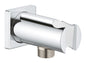 GROHE Rainshower Wandanschlussbogen 26659 mit Wandbrausehalter, eckige Rosette (chrom)