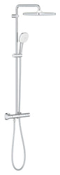 Grohe Tempesta System 250 Cube Duschsystem 26689 mit Thermostatbatterie für die Wandmontage (chrom)