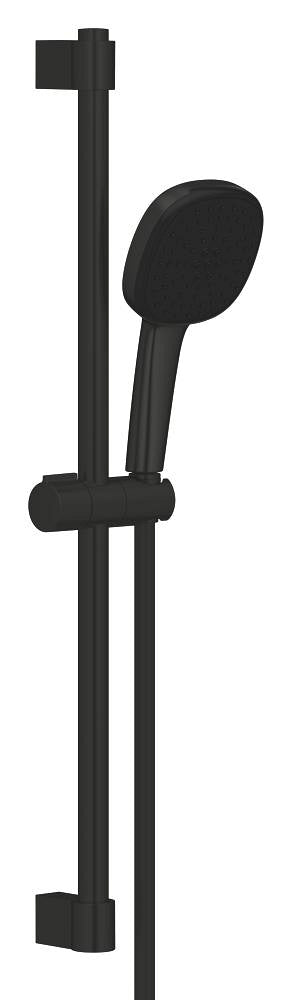 Grohe Tempesta Cube 110 Brausestangenset 26748, 600 mm, 2 Strahlarten, 7,4 l/min (matt black)