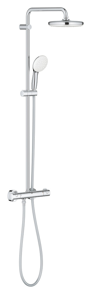 Grohe Tempesta System 210 Duschsystem 26811 mit Thermostatbatterie für die Wandmontage (chrom)