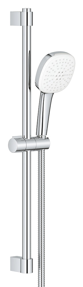GROHE Tempesta Cube 110 Brausestangenset 26904, 600 mm, 2 Strahlarten, mit Metallbrauseschlauch (chrom)