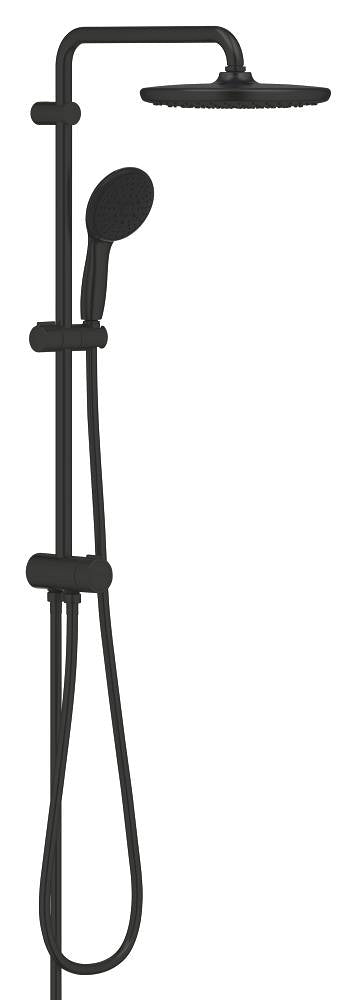 Grohe Tempesta System 250 Flex Duschsystem 26980 mit Umstellung, Wandmontage (matt black)