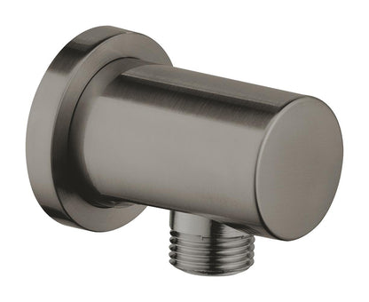 GROHE Rainshower Wandanschlussbogen 27057 1/2", runde Rosette (hard graphite gebürstet)