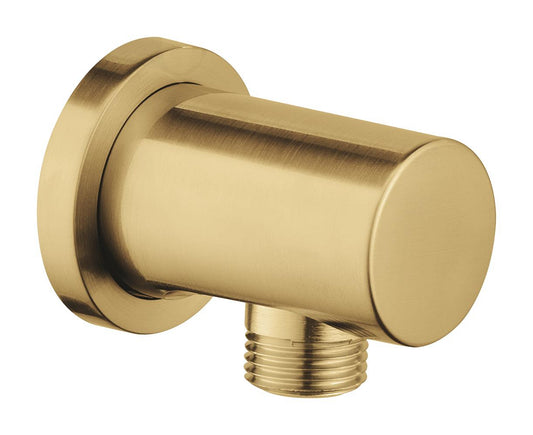 GROHE Rainshower Wandanschlussbogen 27057 1/2", runde Rosette (cool sunrise gebürstet)