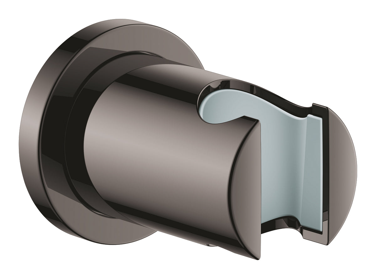 GROHE Rainshower Wandbrausehalter 27074, runde Rosette (hard graphite)