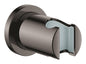 GROHE Rainshower Wandbrausehalter 27074, runde Rosette (hard graphite)