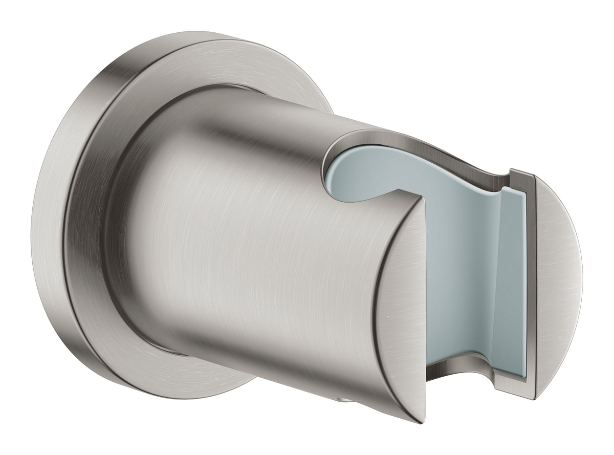 GROHE Rainshower Wandbrausehalter 27074, runde Rosette (supersteel)