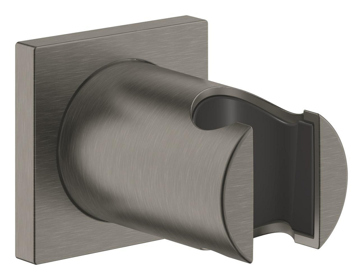 GROHE Rainshower Wandbrausehalter 27075, eckige Rosette (hard graphite gebürstet)