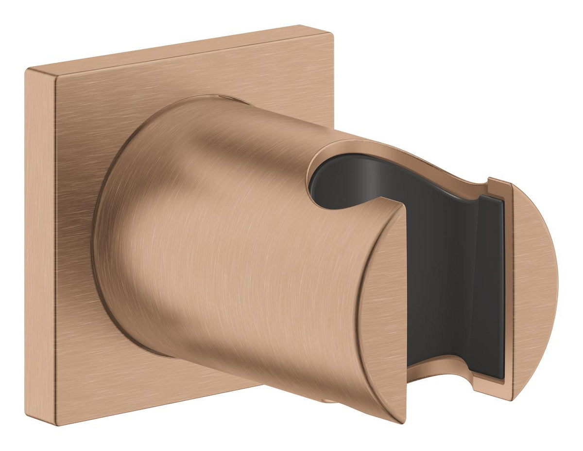 GROHE Rainshower Wandbrausehalter 27075, eckige Rosette (warm sunset gebürstet)