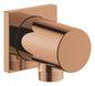 GROHE Rainshower Wandanschlussbogen 27076, eckige Rosette (warm sunset)
