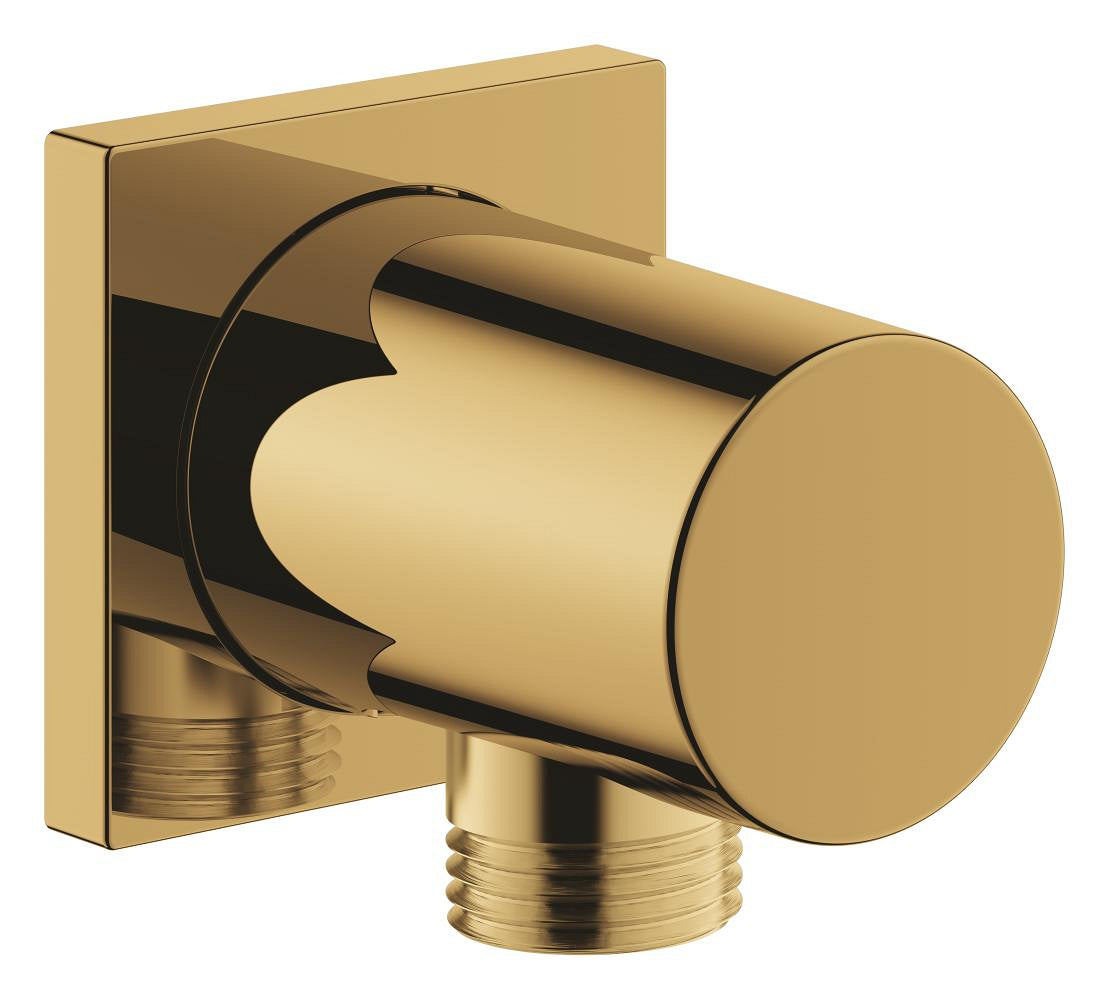 GROHE Rainshower Wandanschlussbogen 27076, eckige Rosette (cool sunrise)