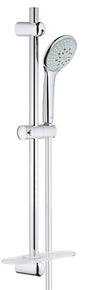 Grohe Euphoria 110 Champagne Brausestangenset 600 mm mit Ablage, 17 l/min (chrom)