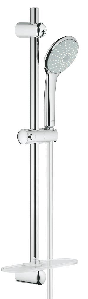 GROHE Euphoria 110 Mono Brausestangenset 27266, 600 mm, 1 Strahlart, 21,7 l/min, mit Ablage (chrom)