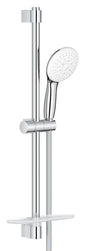 GROHE Tempesta 110 Brausestangenset 27600, 600 mm, 3 Strahlarten, 7,4 l/min, mit Ablage (chrom)