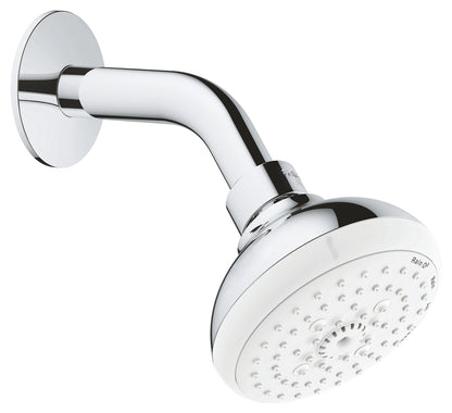 GROHE Tempesta 100 Kopfbrauseset 27870, 4 Strahlarten, 6,5 l/min, mit Brausearm (chrom)
