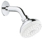 GROHE Tempesta 100 Kopfbrauseset 27870, 4 Strahlarten, 6,5 l/min, mit Brausearm (chrom)