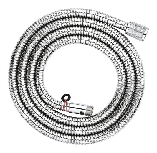 GROHE Metallbrauseschlauch 2000 mm für Wannenrand- und Fliesenbank-Brausegarnitur (chrom)