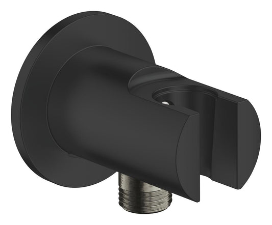 GROHE Tempesta Wandanschlussbogen 1/2" mit Wandbrausehalter (matt black)