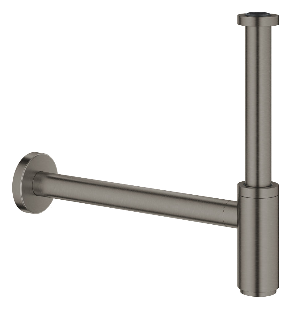Grohe Geruchsverschluss 28912 1 1/4" für Waschtische (hard graphite gebürstet)
