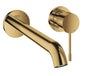 Grohe Essence 2-Loch-Waschtischbatterie 29193, Wandmontage, Fertigmontageset, Ausladung 230 mm (cool sunrise)