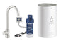Grohe Red Mono Standventil und Boiler Größe M mit C-Auslauf 30085 (supersteel)