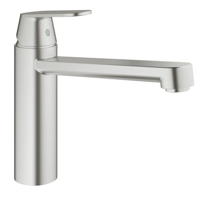 Grohe Eurosmart Cosmopolitan Einhand-Spültischbatterie 30193, mittelhoher Auslauf (supersteel)