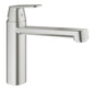Grohe Eurosmart Cosmopolitan Einhand-Spültischbatterie 30193, mittelhoher Auslauf (supersteel)