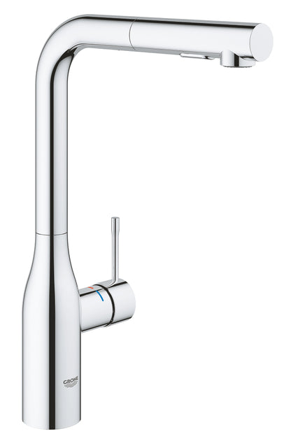 Grohe Essence Einhand-Spültischbatterie 30504 mit herausziehbarer Dual-Spülbrause (chrom)