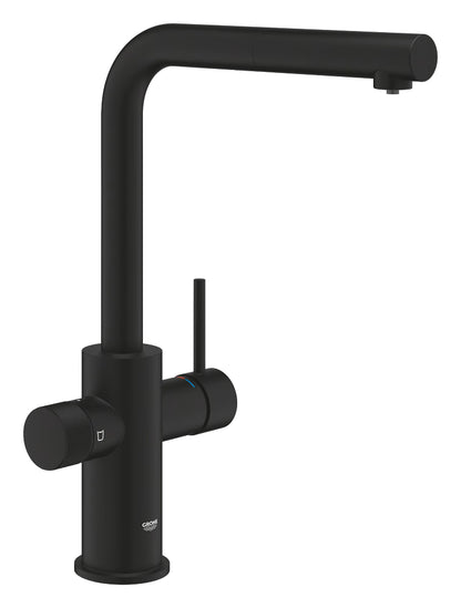 GROHE SPT-Batterie GROHE Blue Pure Minta 30590 L-Ausl. azb. Mous. phantom black
