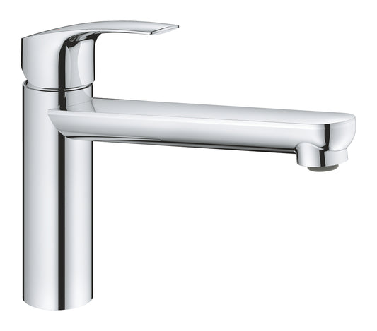 Grohe Eurosmart Einhand-Spültischbatterie 30617, Vor-Fenster-Montage, mittelhoher Auslauf (chrom)
