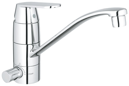 Grohe Eurosmart Cosmopolitan Einhand-Spültischbatterie 31161, flacher Auslauf, mit Vorabsperrung (chrom)