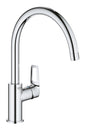 Grohe BauLoop Einhand-Spültischbatterie 31368, hoher Auslauf (chrom)