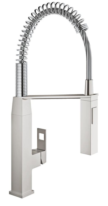 Grohe Eurocube Einhand-Spültischbatterie 31395 mit Profibrause (supersteel)