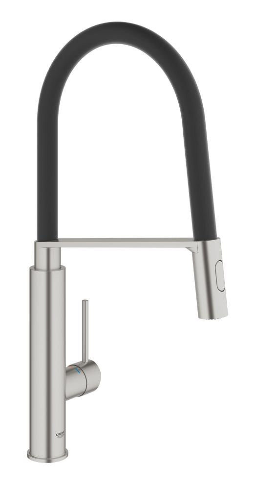 Grohe Concetto Einhand-Spültischbatterie 31491 mit Profibrause (supersteel)