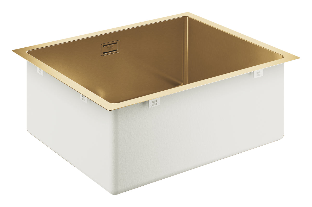 Grohe K700U Unterbau-Edelstahlspüle 31574, 1 Becken, 550 x 450 mm (cool sunrise gebürstet)