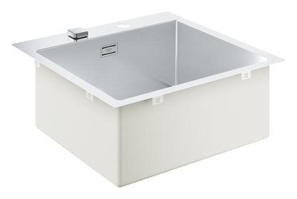 Grohe K800 Edelstahlspüle 31583, 1 Becken, 518 x 510 mm (Edelstahl)