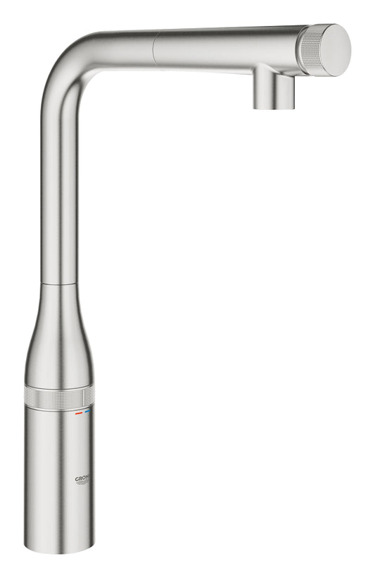 Grohe Essence SmartControl Spültischbatterie 31615 mit herausziehbarem Auslauf (supersteel)