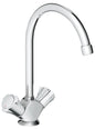 GROHE Costa Zweigriff-Spültischbatterie 31831, Einlochmontage (chrom)