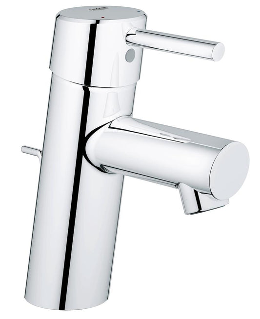 Grohe Concetto Einhand-Waschtischbatterie 32204, S-Size, mit Zugstangen-Ablaufgarnitur (chrom)