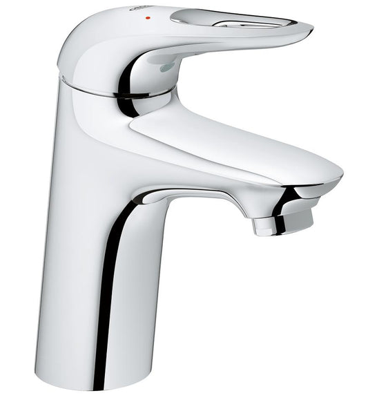 Grohe Eurostyle Einhand-Waschtischbatterie 32468, S-Size, offener Hebelgriff, glatter Körper (chrom)