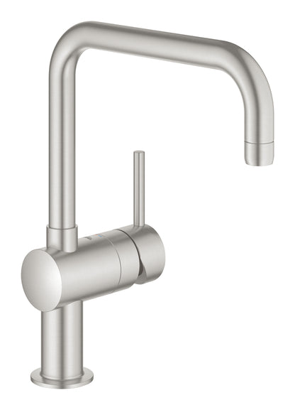 Grohe Minta Einhand-Spültischbatterie 32488, U-Auslauf (supersteel)