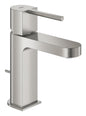 Grohe Plus Einhand-Waschtischbatterie 32612, S-Size, mit Zugstangen-Ablaufgarnitur (supersteel)