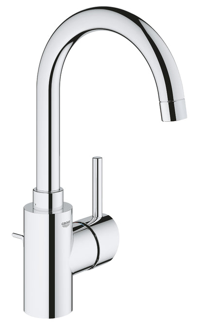 Grohe Concetto Einhand-Waschtischbatterie 32629, L-Size, mit Zugstangen-Ablaufgarnitur (chrom)