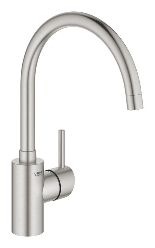 Grohe Concetto Einhand-Spültischbatterie 32661, hoher Auslauf (supersteel)