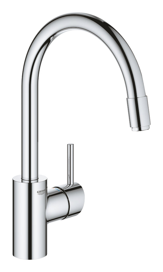 Grohe Concetto Einhand-Spültischbatterie 32663, hoher Auslauf, herausziehbarer Auslauf (chrom)