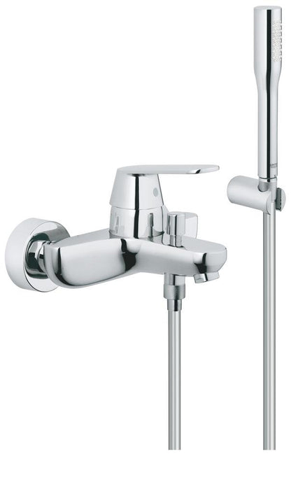 Grohe Eurosmart Cosmopolitan Einhand-Wannenbatterie 32832, Wandmontage, mit Brausegarnitur (chrom)