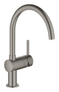 Grohe Minta Einhand-Spültischbatterie 32917, C-Auslauf (hard graphite gebürstet)