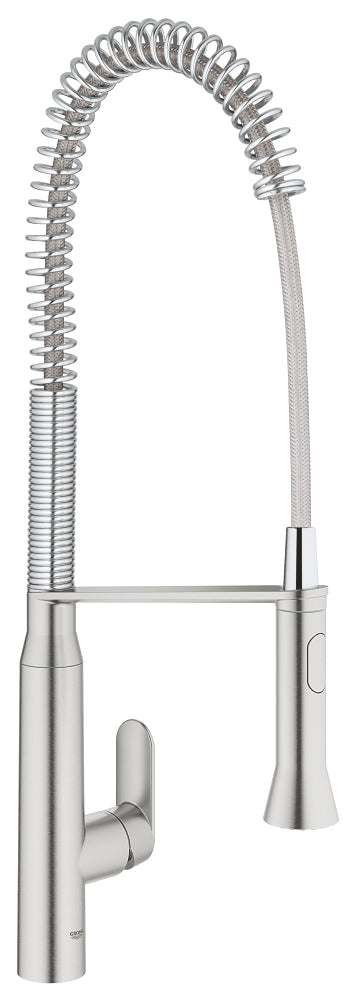 Grohe K7 Einhand-Spültischbatterie 32950 mit Profibrause (supersteel)