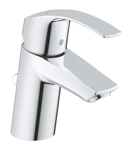 GROHE Eurosmart Einhand-Waschtischbatterie 33265, S-Size, mit Zugstangen-Ablaufgarnitur (chrom)